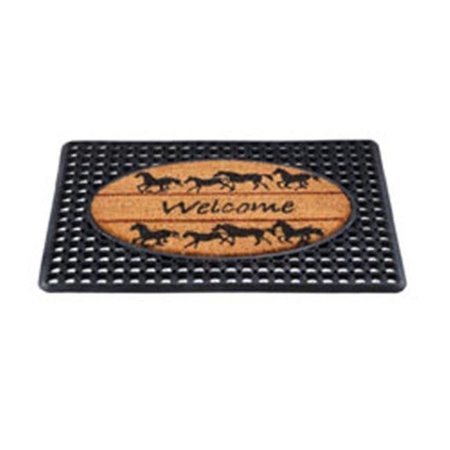 QRRI QRRI IM20X30RING-WH Welcome Horses Ring Mat IM20X30RING-WH